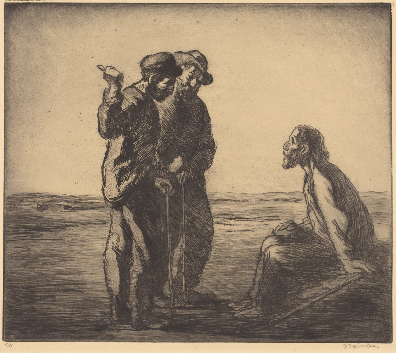 I tre compagni da Théophile Alexandre Steinlen