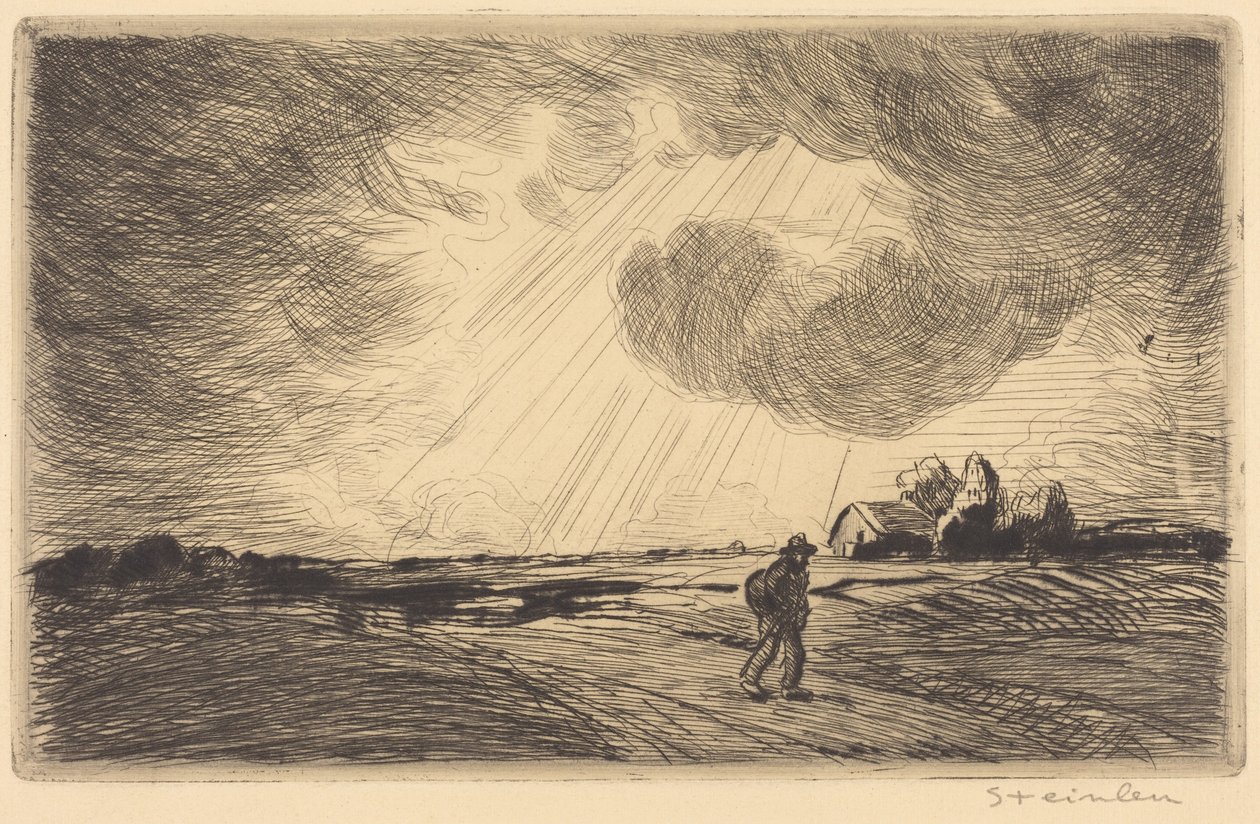 Thunder Storm (Tempo di temporale) da Théophile Alexandre Steinlen