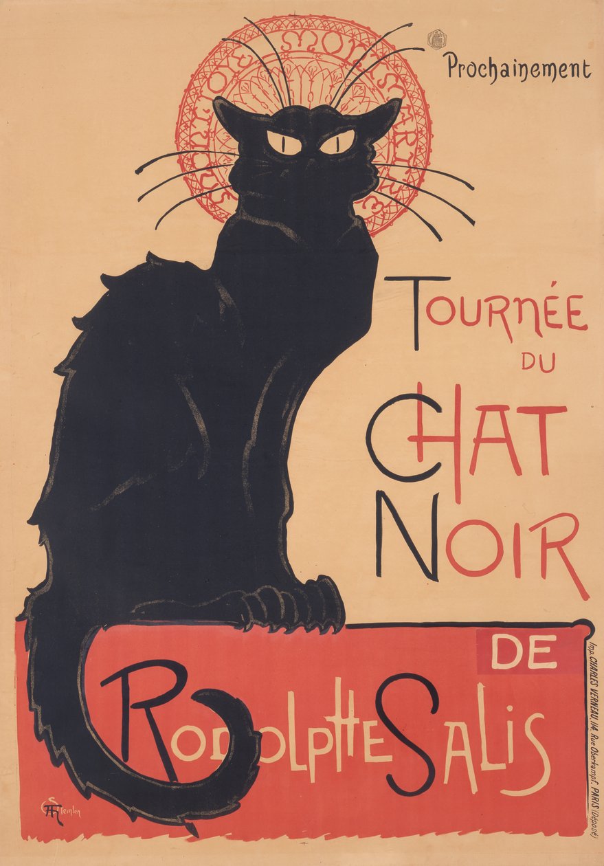 Tournée del Chat Noir da Théophile Alexandre Steinlen