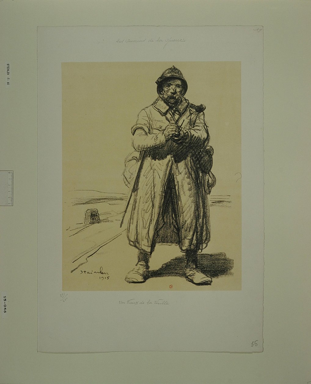 Un vecchio del mestiere (prova b) da Théophile Alexandre Steinlen