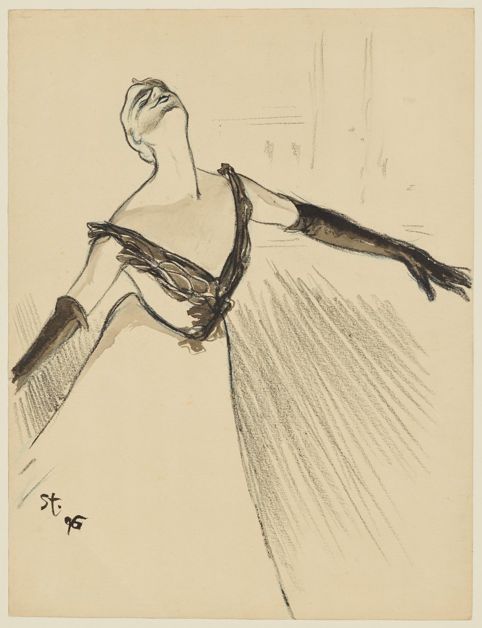 Yvette Guilbert da Théophile Alexandre Steinlen