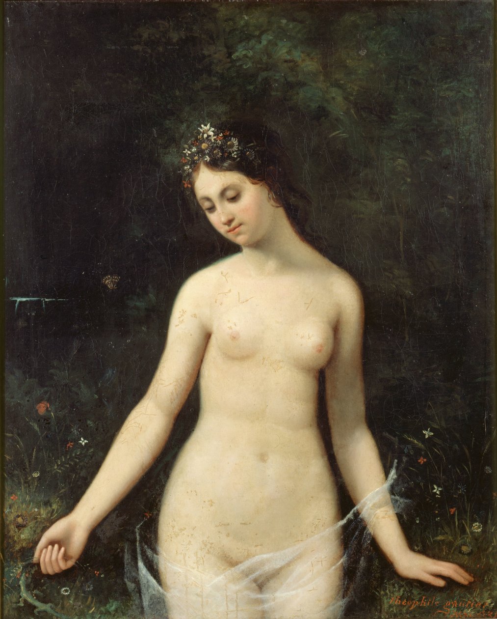 Giovane donna nuda, 1831 da Theophile Gautier