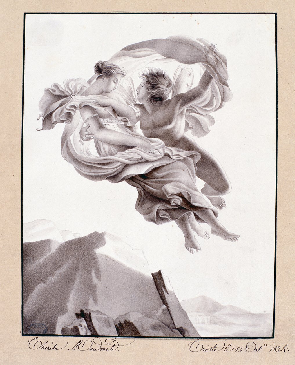 Rapimento di Psiche, Trieste, 12 ottobre 1824 da Therèse Macdonale