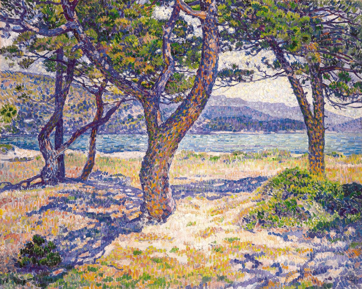 Il Mediterraneo a Le Lavandou da Théo van Rysselberghe