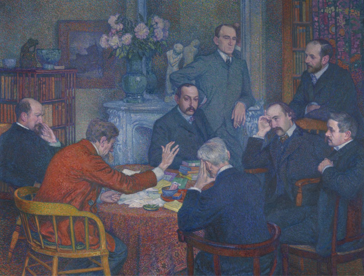 Una lettura di Emile Verhaeren da Théo van Rysselberghe