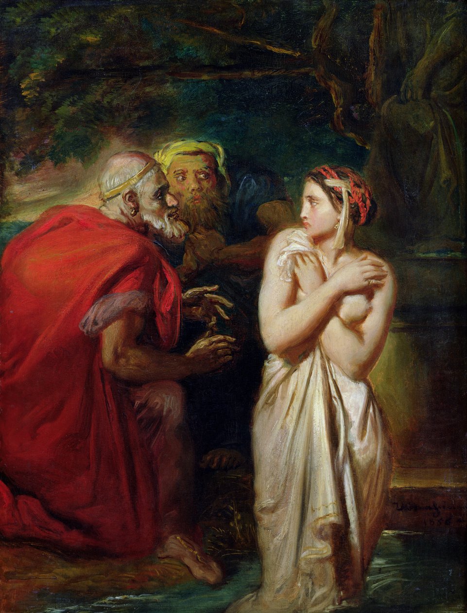 Susanna e i vecchioni da Théodore Chassériau