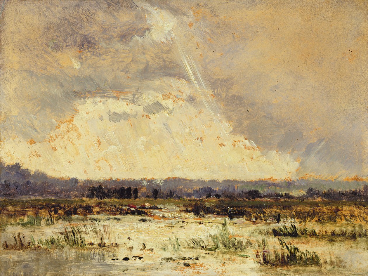 La Palude nella Souterraine da Pierre Etienne Theodore Rousseau