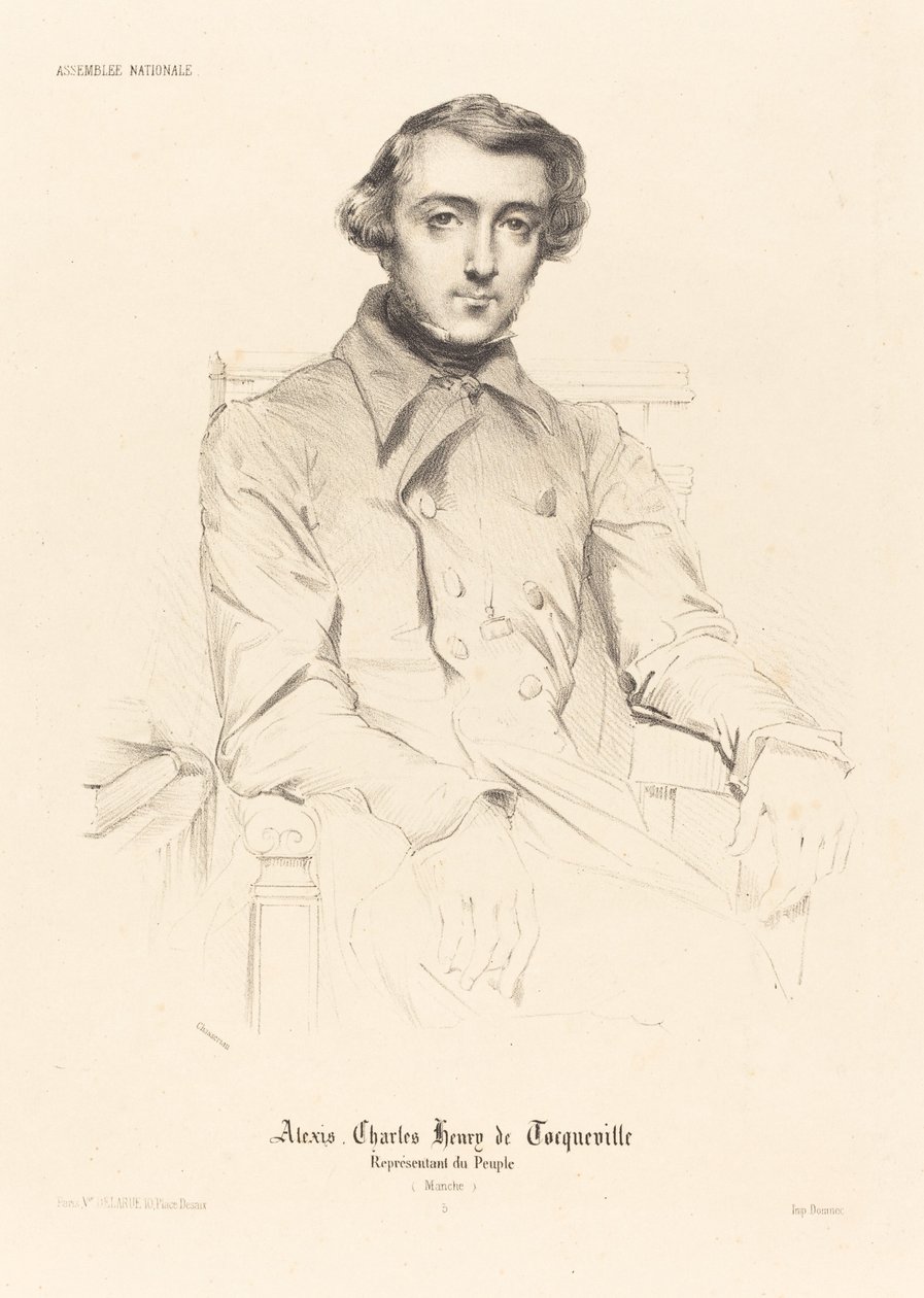 Alexis Charles Henry de Tocqueville da Théodore Chassériau