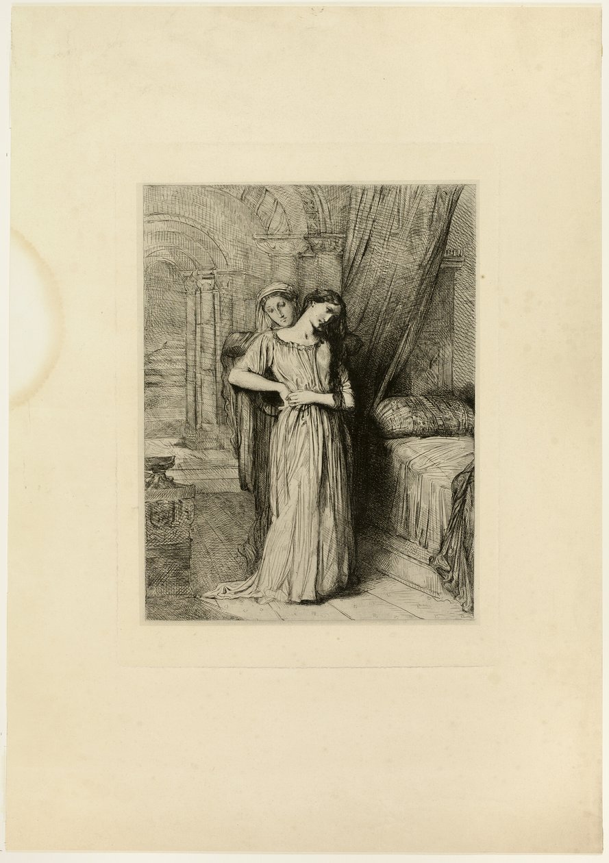 Se muoio prima di te, tavola otto da Otello da Théodore Chassériau