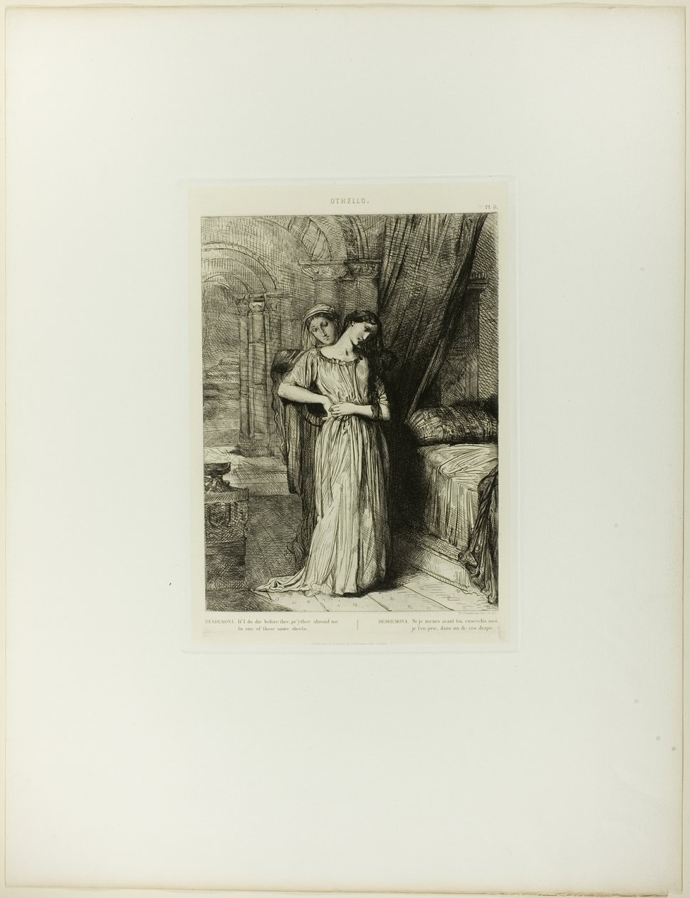 Se muoio prima di te, tavola otto da Otello da Théodore Chassériau