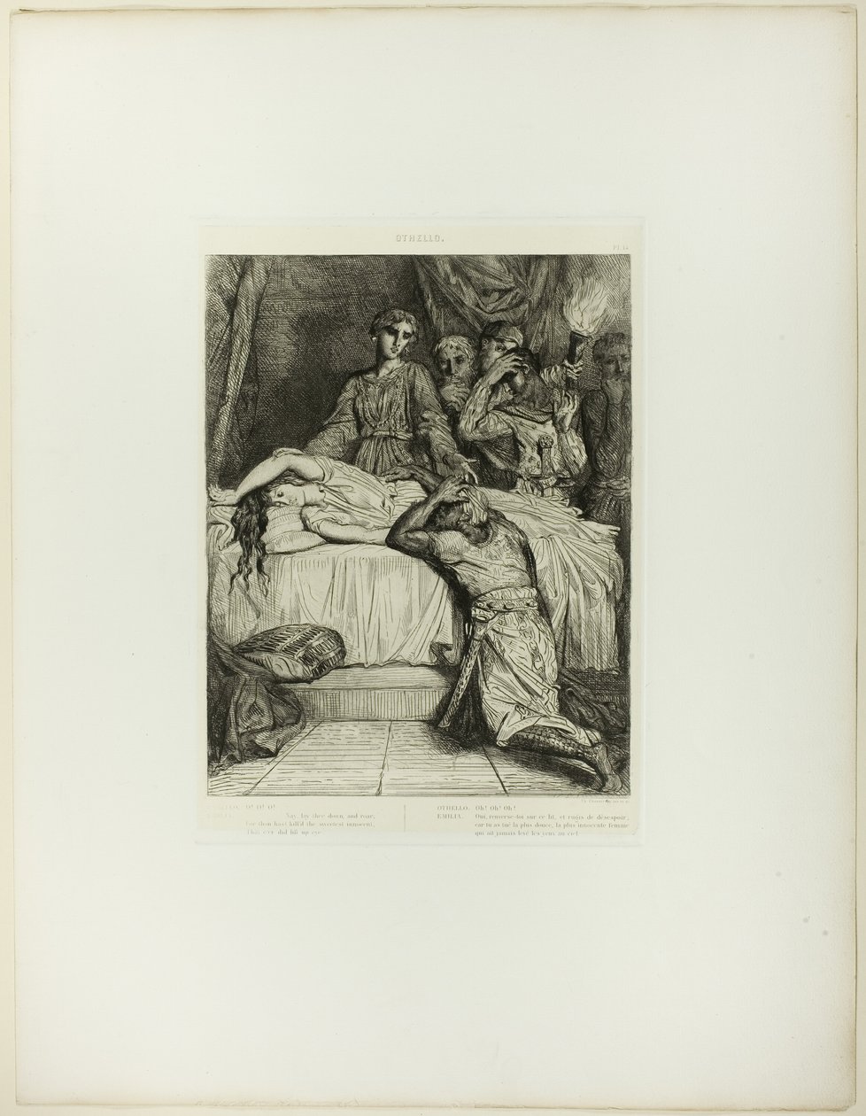 Oh! Oh! Oh!, tavola quattordici da Otello da Théodore Chassériau
