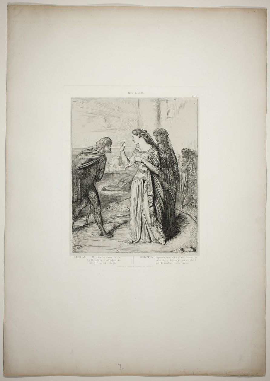 Sii dunque allegro, Cassio, sesta tavola dell