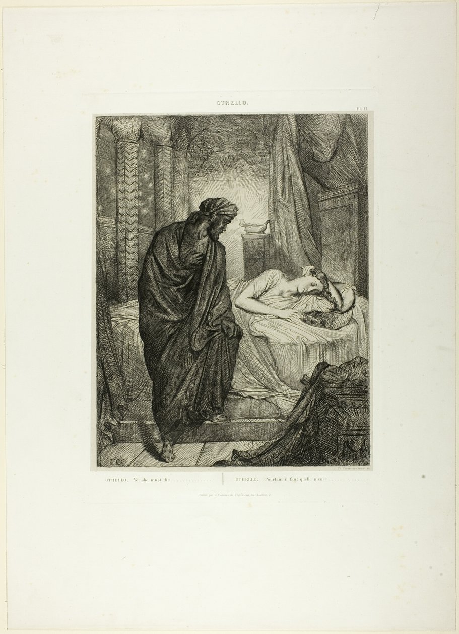 Eppure Deve Morire, tavola undici da Otello da Théodore Chassériau