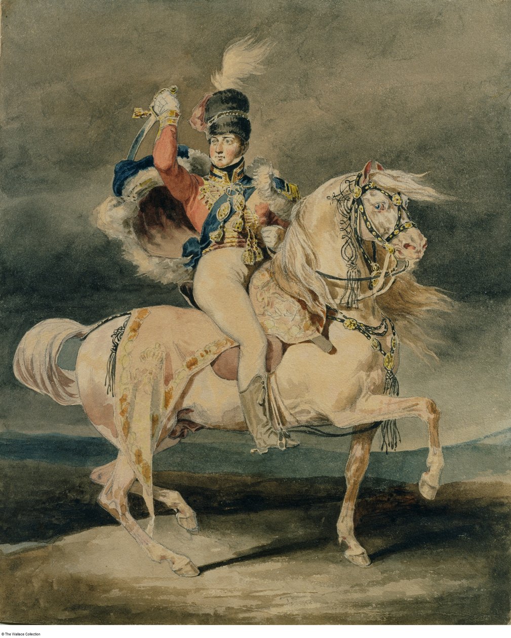 Géricault - Giorgio IV come principe di Galles (dopo Harlow), probabilmente 1820 - 1821 da Theodore Gericault