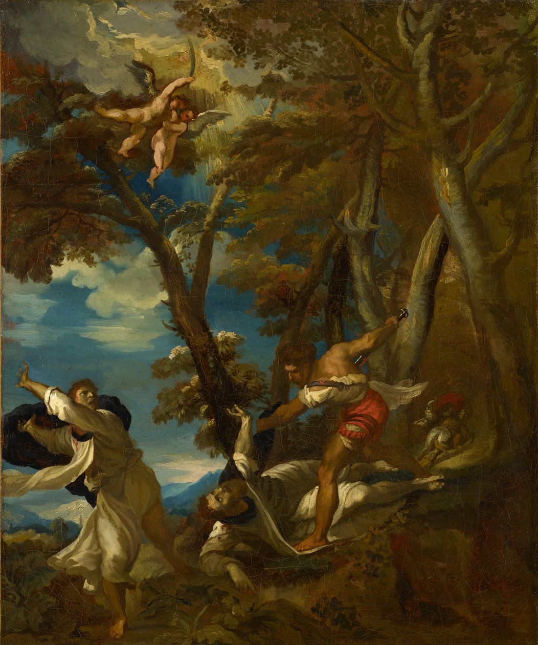 Il martirio di San Pietro (dopo Tiziano) da Theodore Gericault