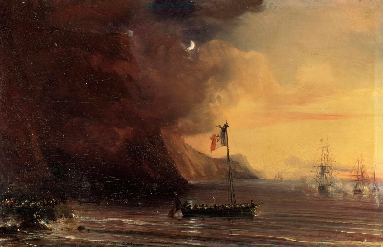 Trasporto del corpo di Napoleone da Jean Antoine Theodore Gudin