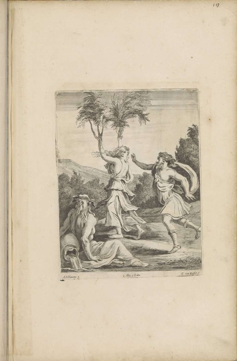Apollo e Dafne da Théodorus van Kessel