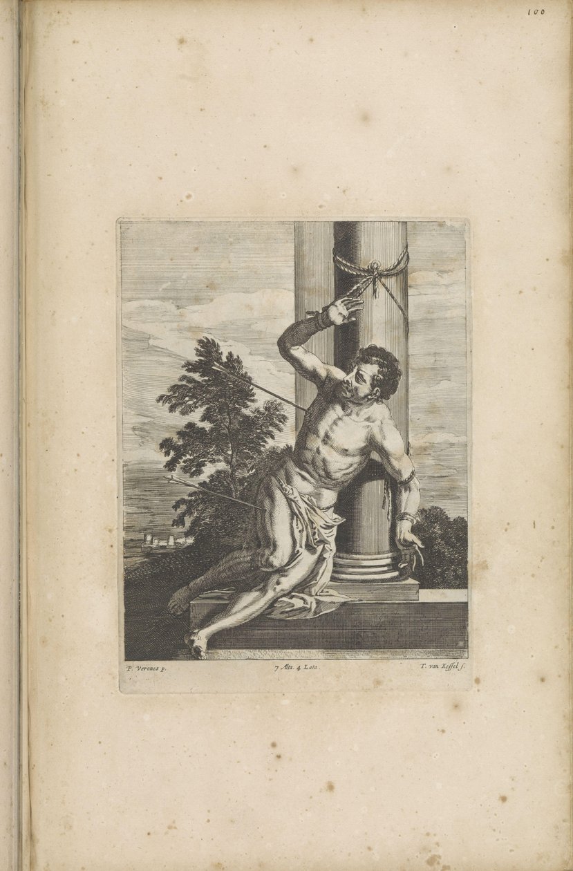 Martirio di San Sebastiano da Théodorus van Kessel