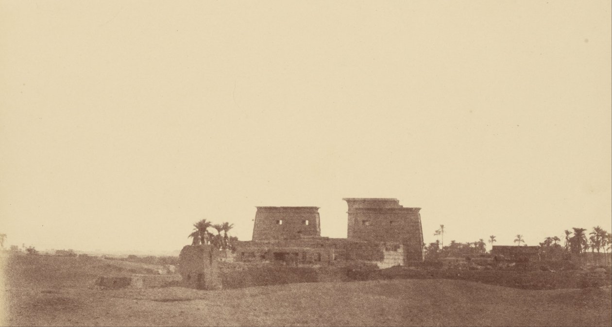 (Panoramica del Palazzo di Karnak) da Théodule Devéria