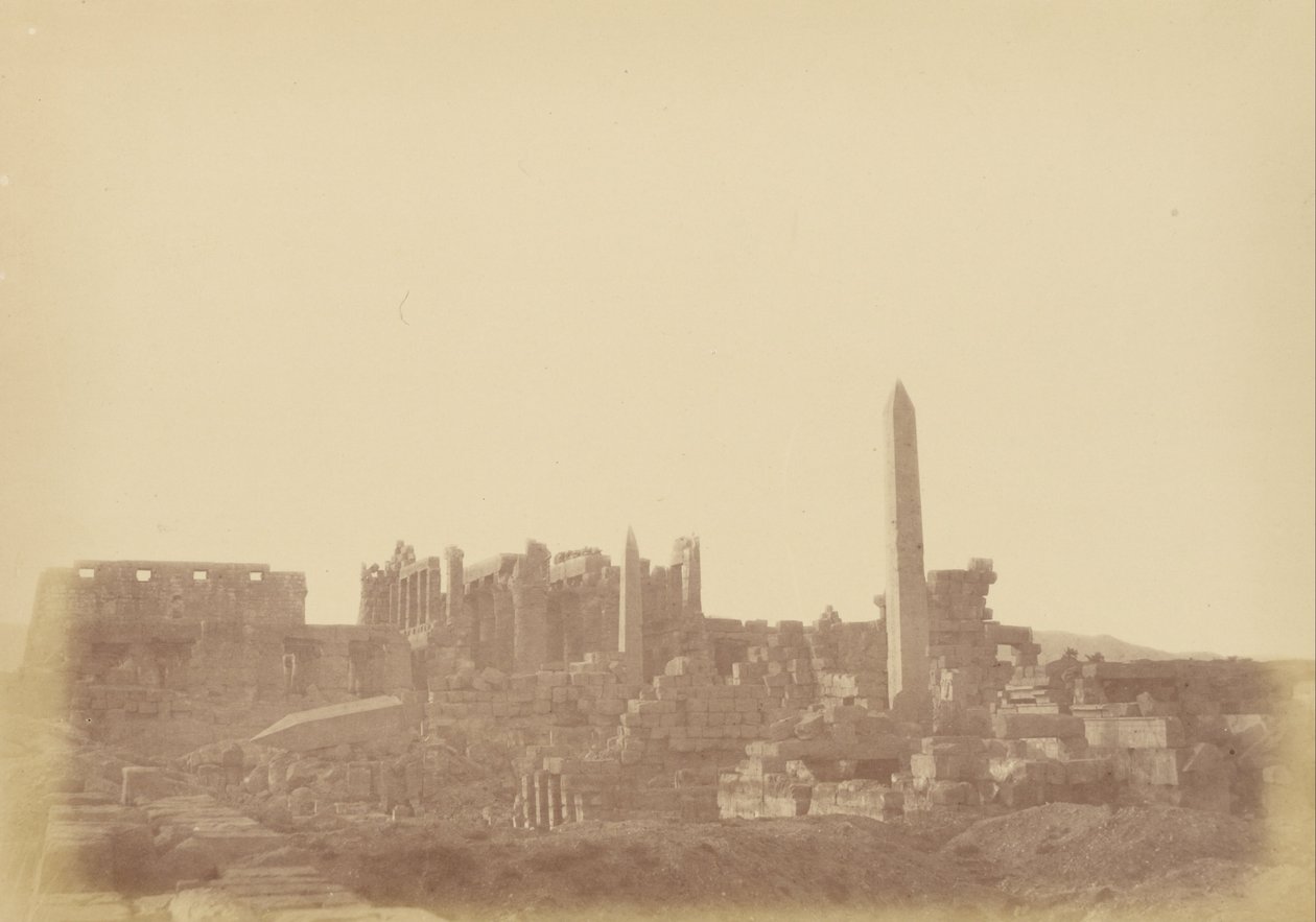 Panoramica del Palazzo di Karnak da Théodule Devéria