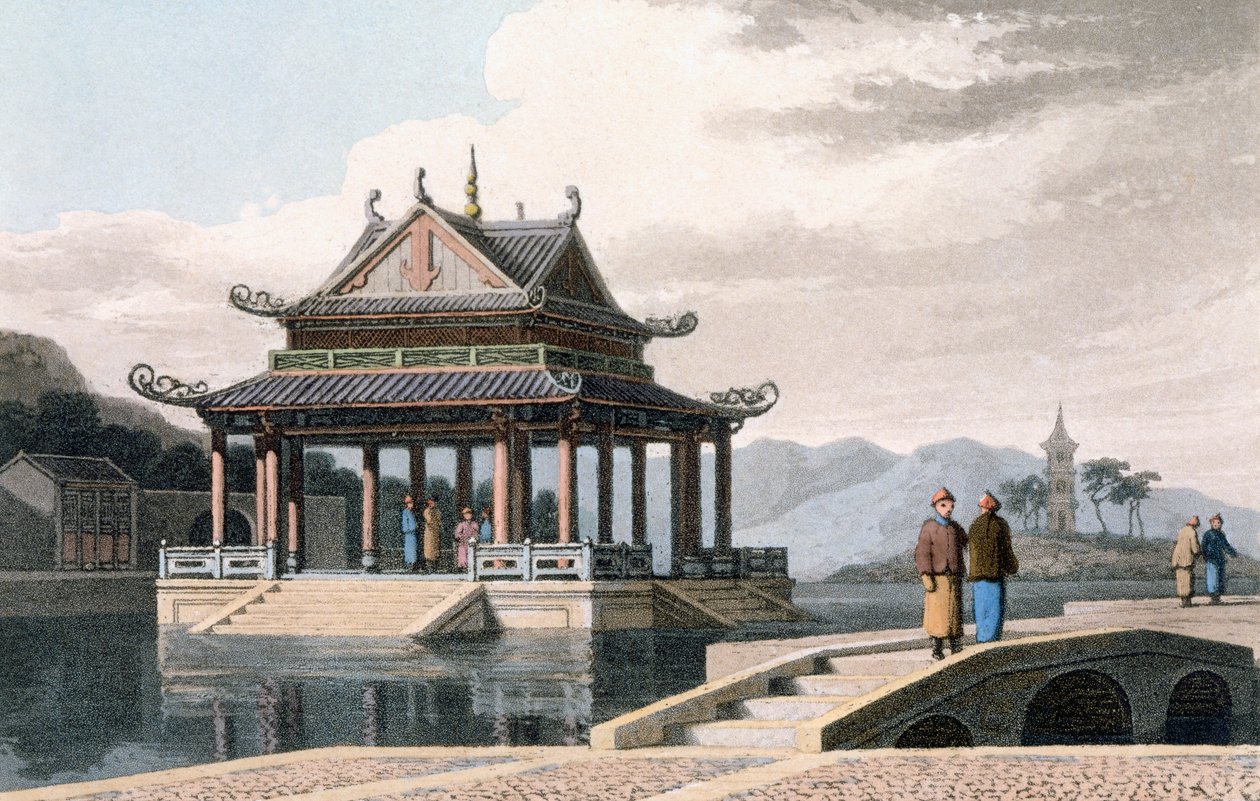 Padiglione cinese, 1810 da Thomas und William Daniell