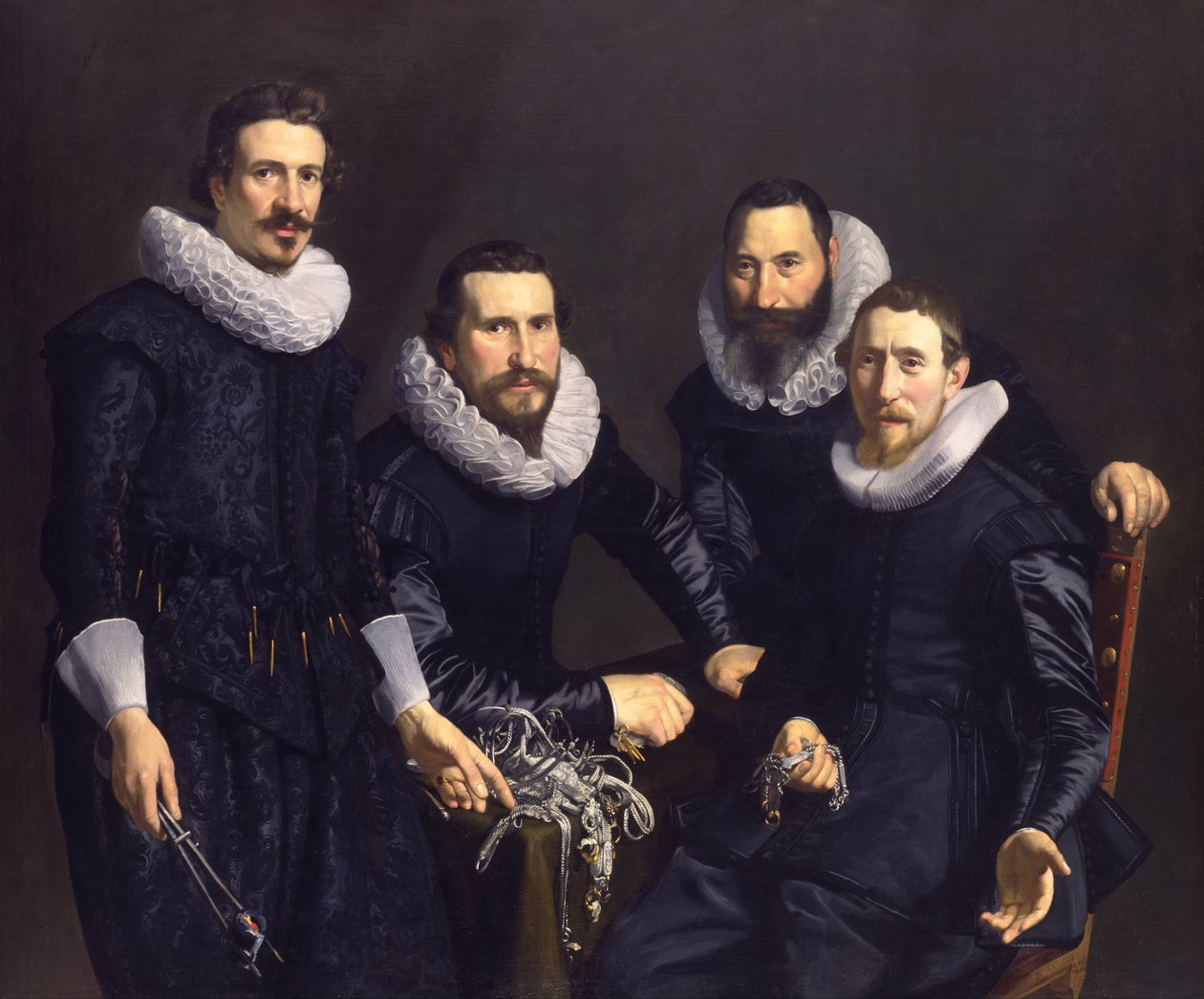 Syndics della Gilda degli Orafi di Amsterdam da Thomas de Keyser