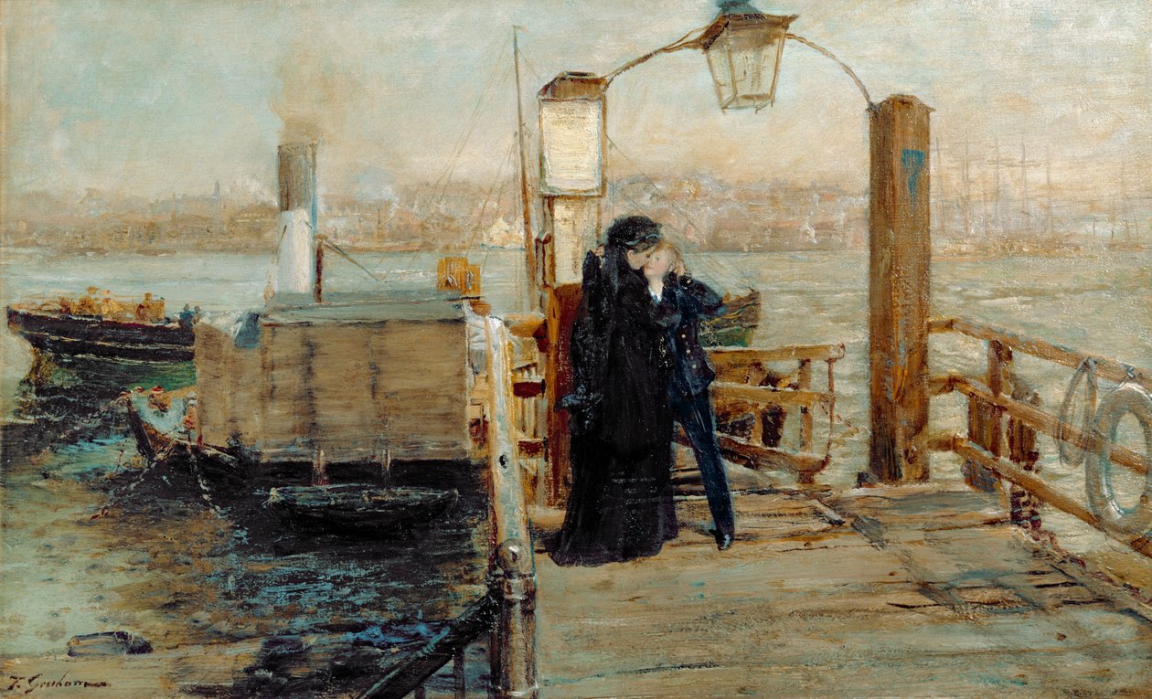 Il molo di sbarco da Thomas Alexander Ferguson Graham
