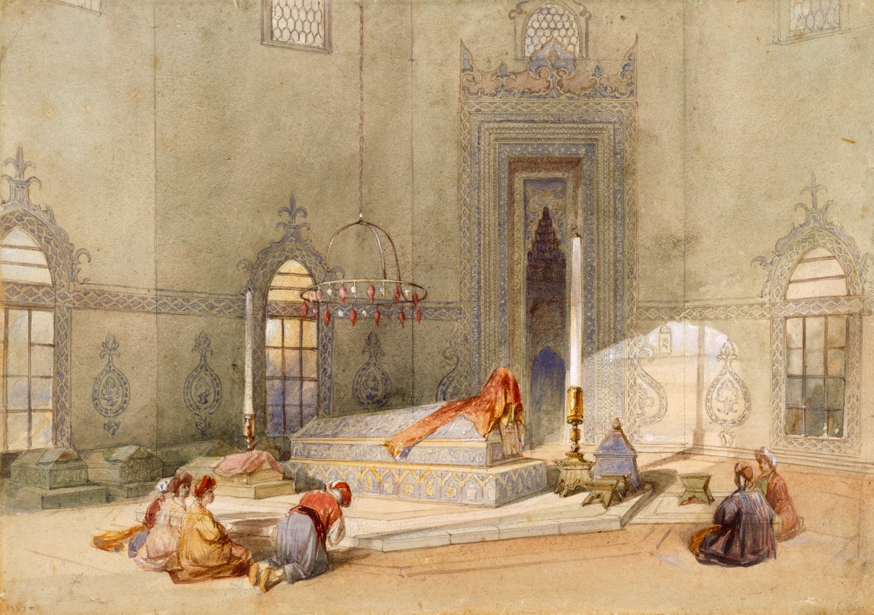 Il Mausoleo del Sultano Mohmed, Brusa da Thomas Allom
