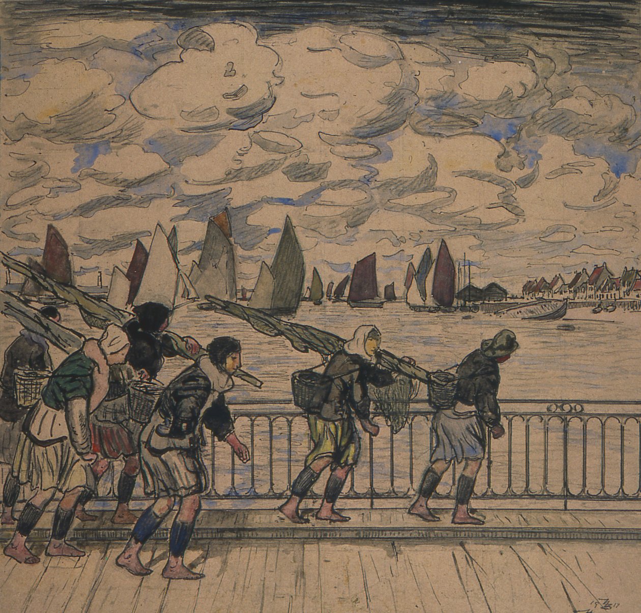 Gamberai che Ritornano, Etaples da Thomas Austen Brown