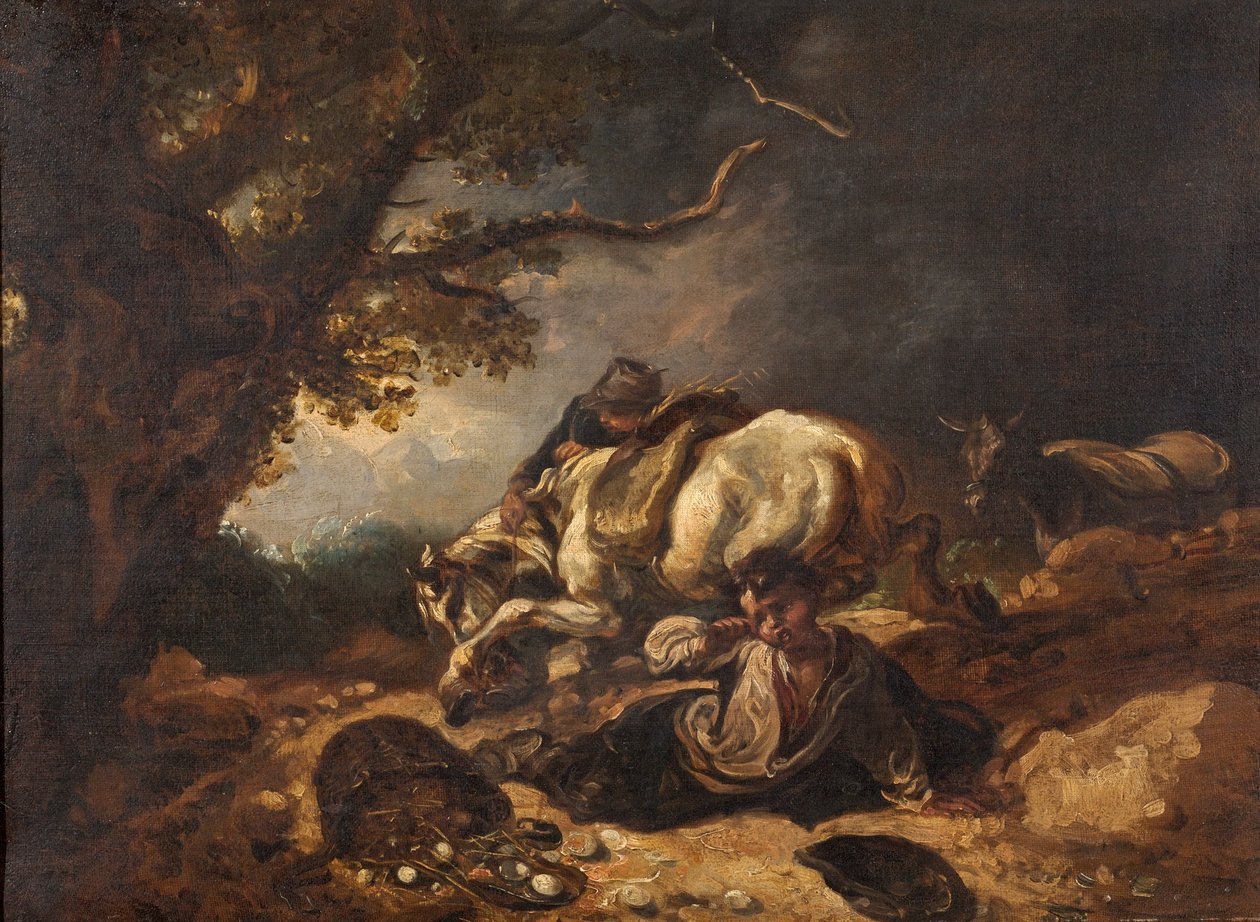 Un incidente con le uova di mercato da Thomas Barker of Bath