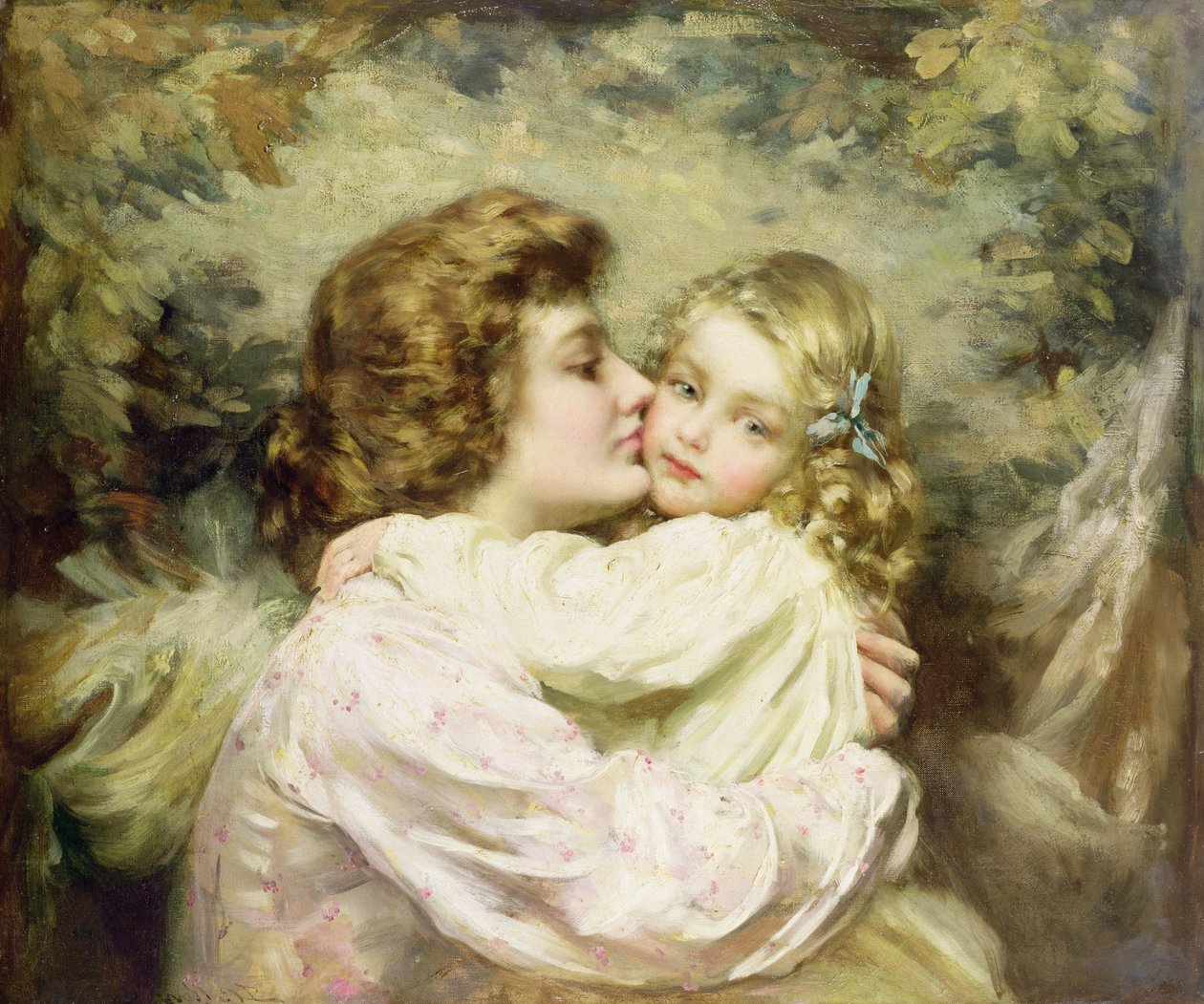 Madre e figlia da Thomas Benjamin Kennington
