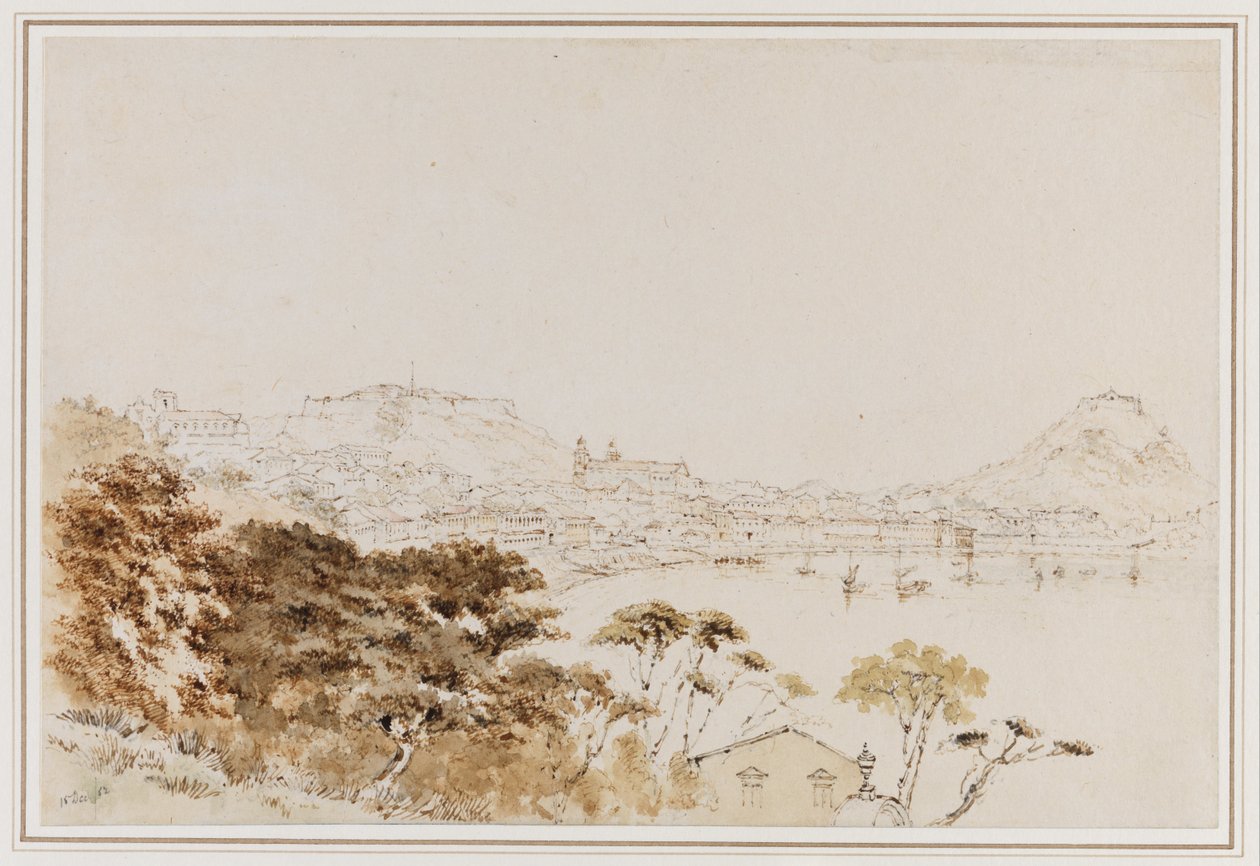 Vista estesa di Macao da Penha Hill da Thomas Boswall Watson