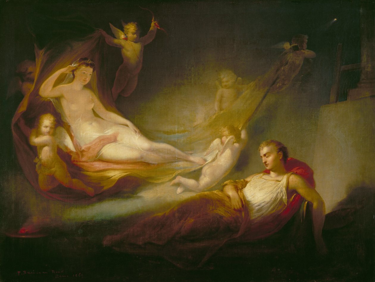Il sogno di un pittore, 1869 da Thomas Buchanan Read
