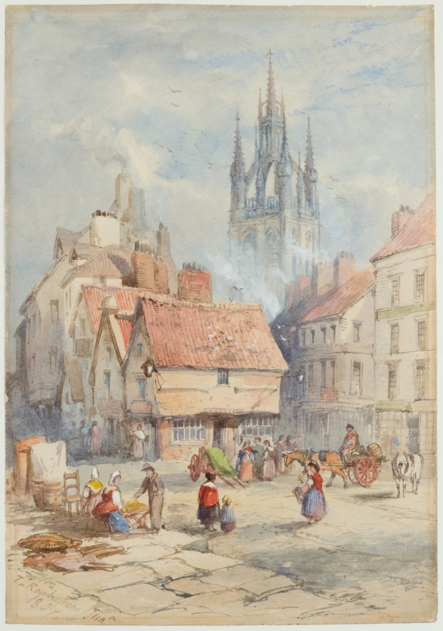 Middle Street, Newcastle upon Tyne da Thomas Charles Leeson Rowbotham