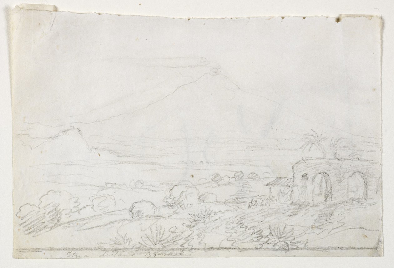 Etna da una distanza di trenta miglia, 1842 da Thomas Cole