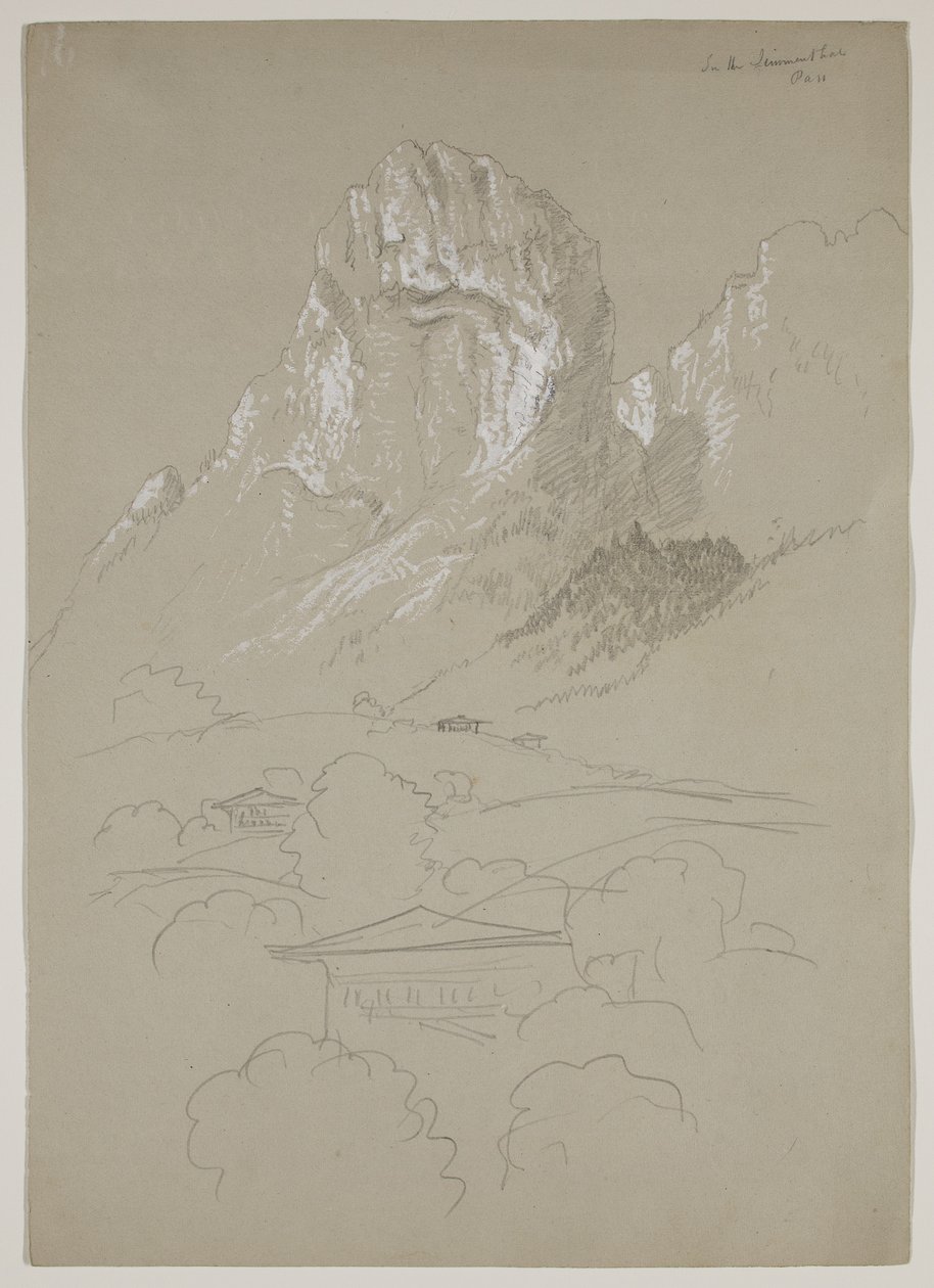 Nella Simmental, Svizzera, 1841 da Thomas Cole