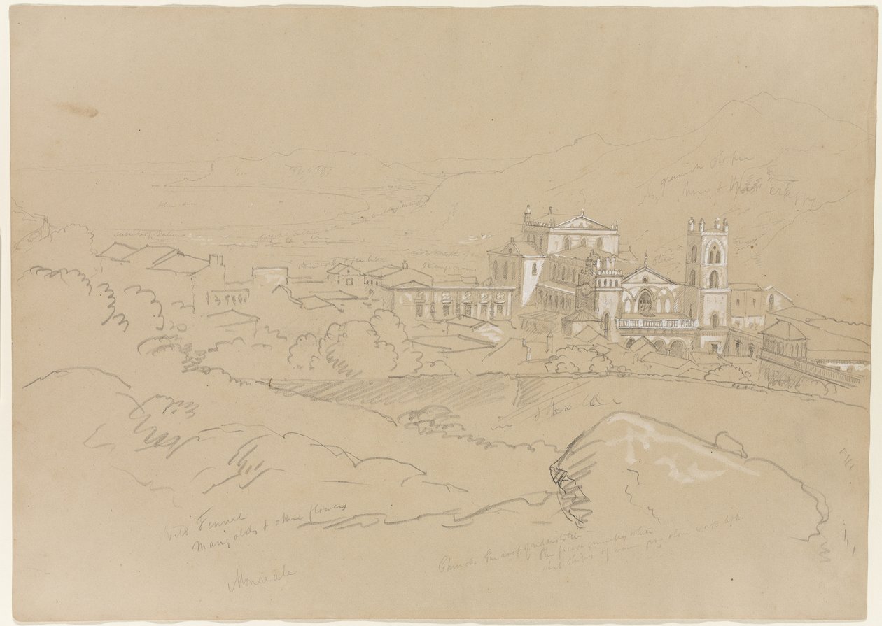 Monreale, Sicilia, 1842 da Thomas Cole