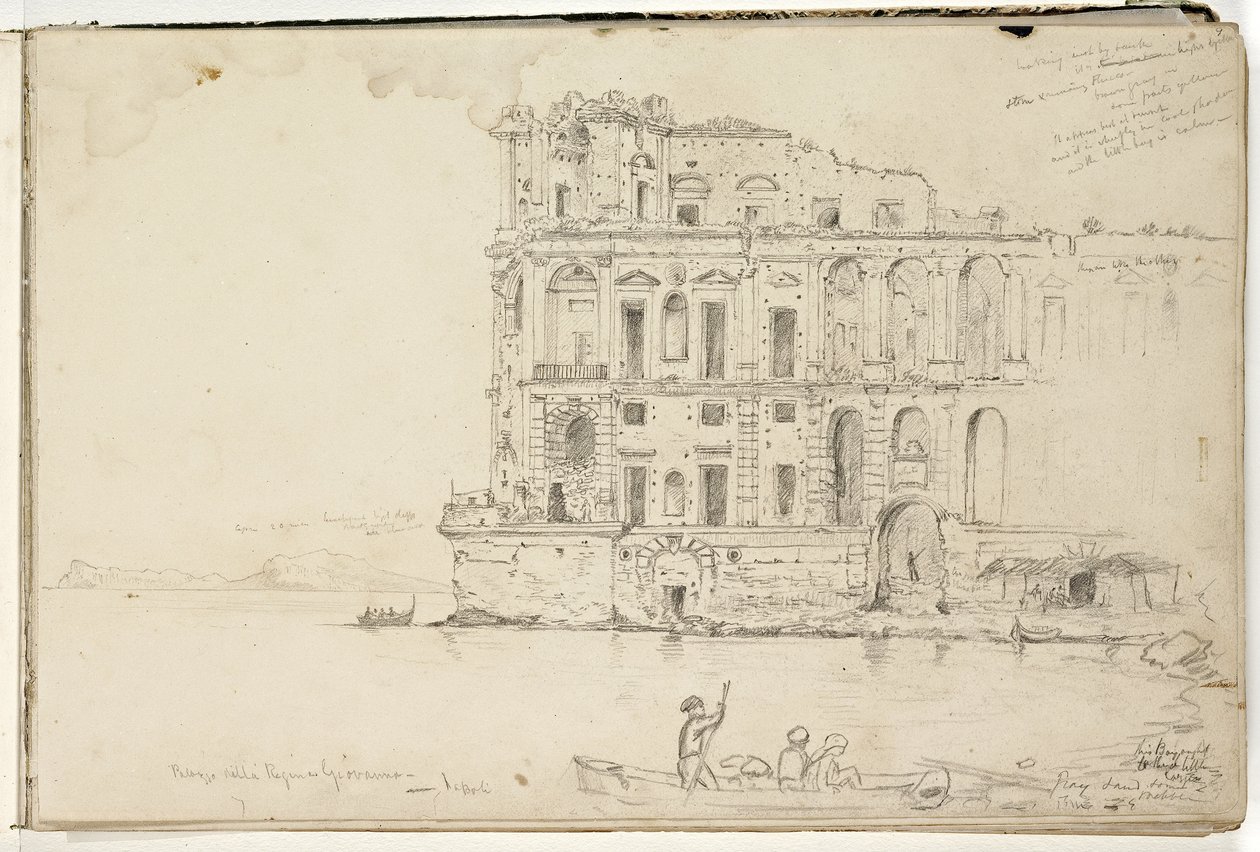 Palazzo della Regina Giovanna, Napoli da Thomas Cole