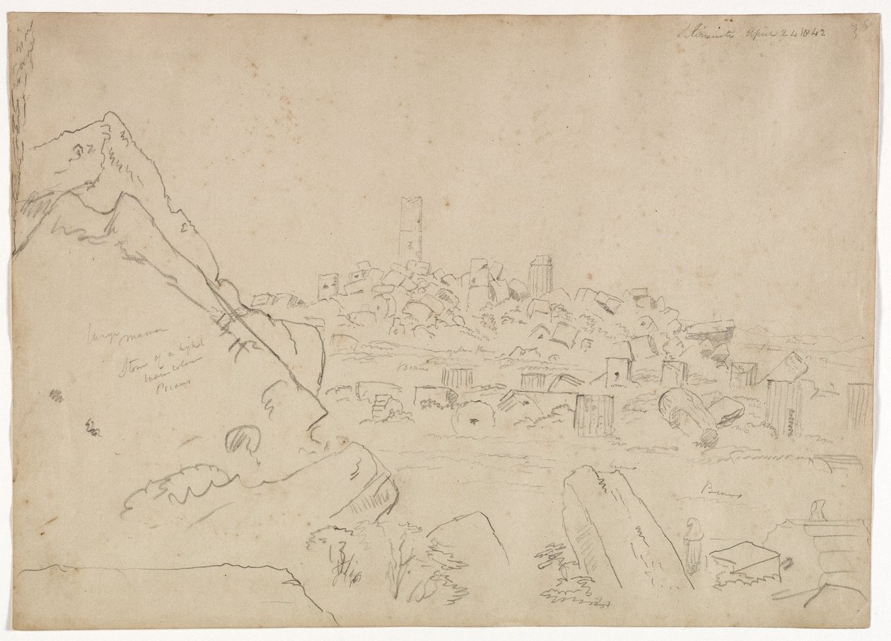 Selinunte, Sicilia, 1842 da Thomas Cole