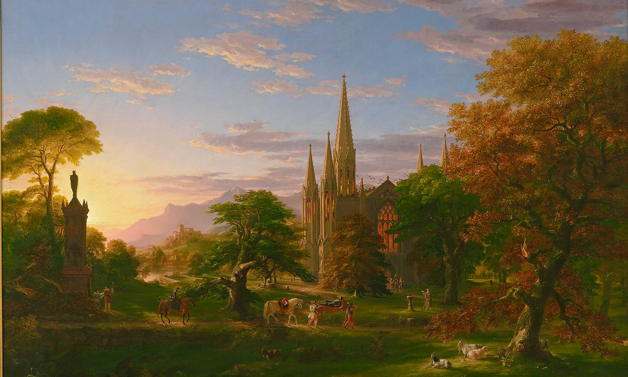 Il ritorno, 1837 da Thomas Cole