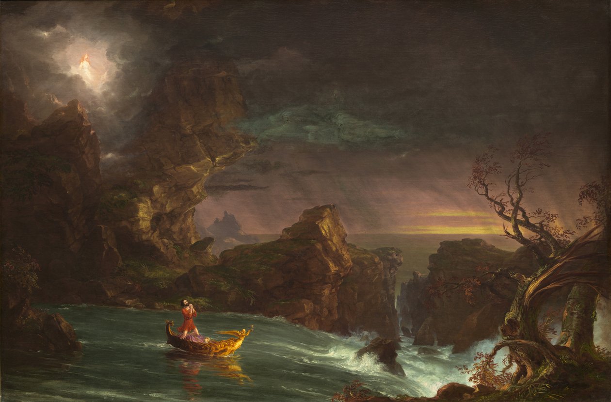 Il viaggio della vita: maturità, 1842 da Thomas Cole