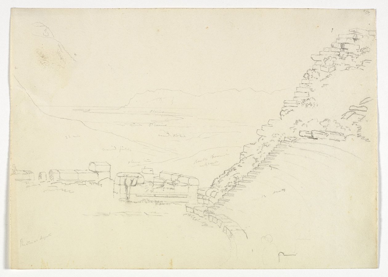 Teatro a Segesta, Sicilia, 1842 da Thomas Cole