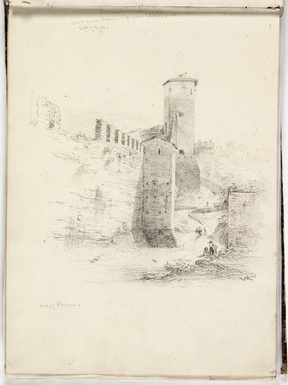 Muro di Firenze, 1831 da Thomas Cole