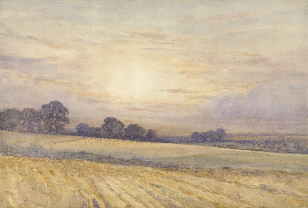 Paesaggio al tramonto, c.1891 da Thomas Collier