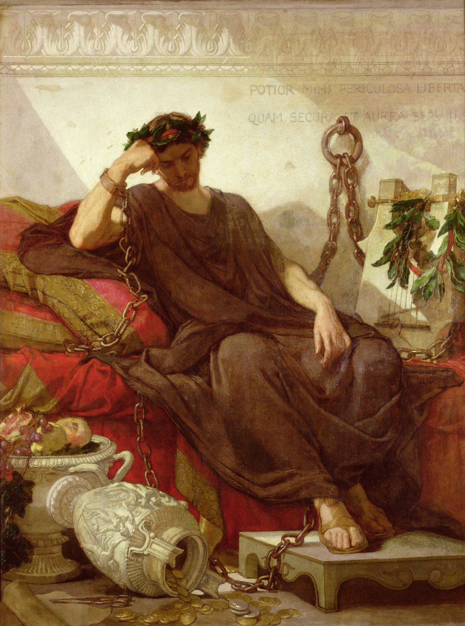 Damocle, 1866 da Thomas Couture