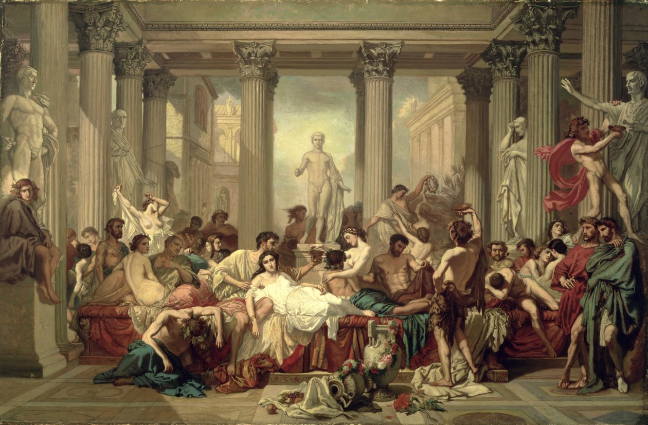 I romani della decadenza da Thomas Couture