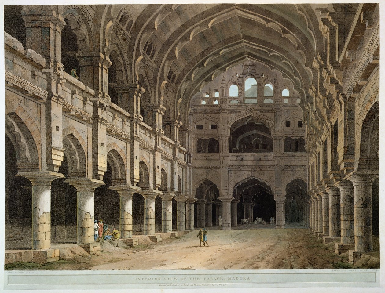 Interno del Palazzo, Madura, tavola XV da 