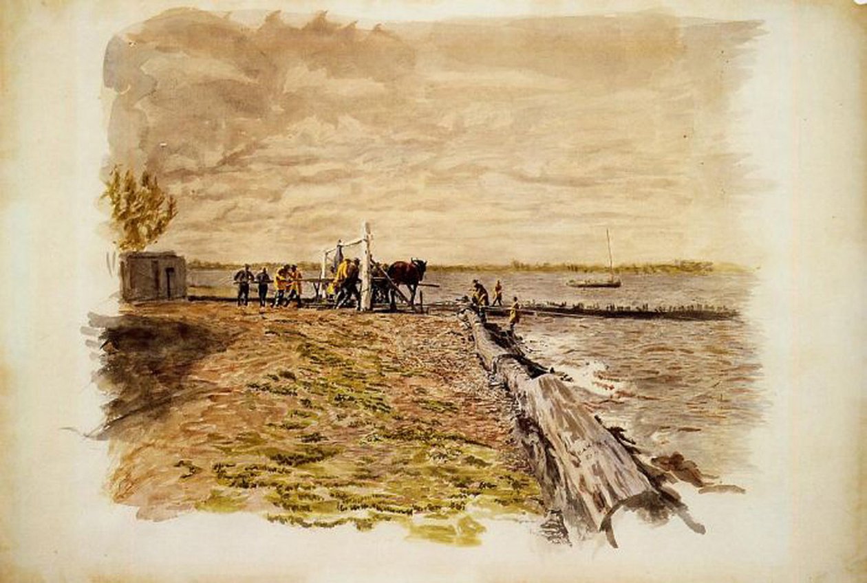 Disegnando la Senna da Thomas Eakins
