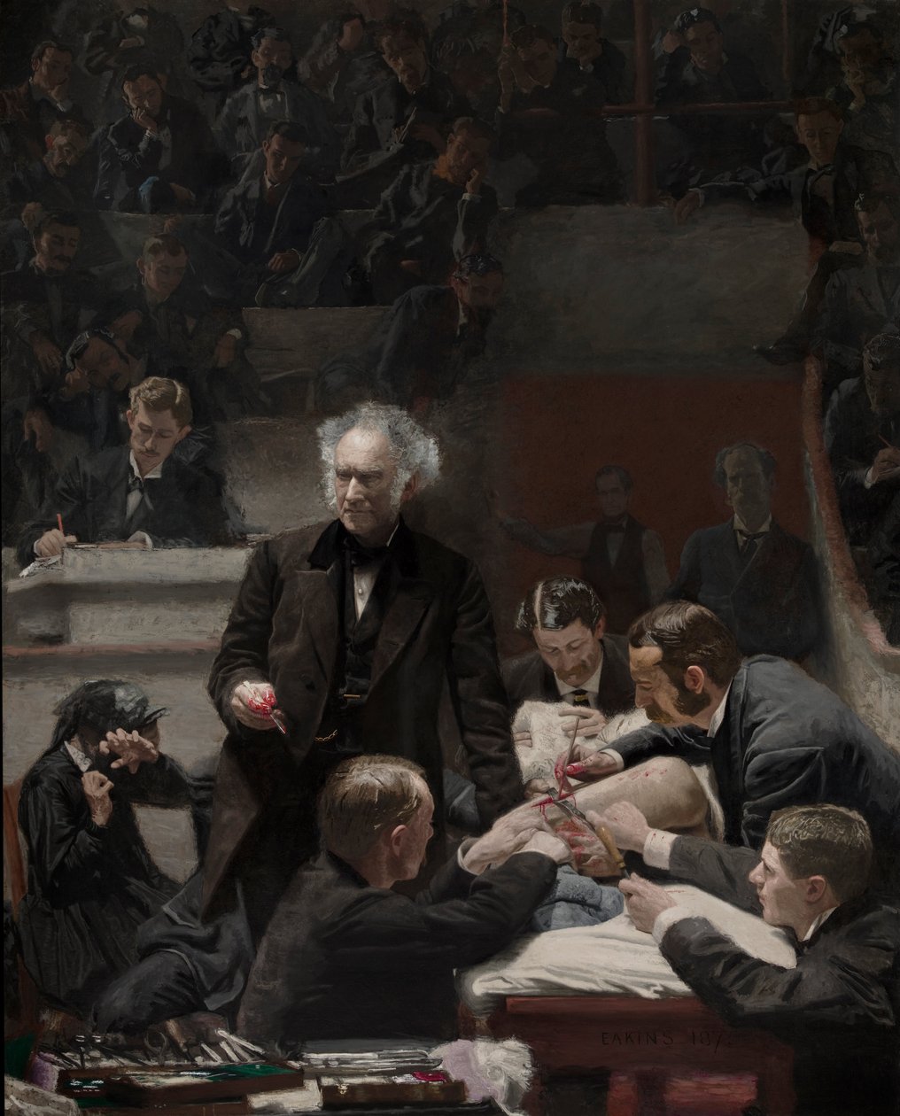 Ritratto del Dr. Samuel D. Gross (La clinica Gross) da Thomas Eakins