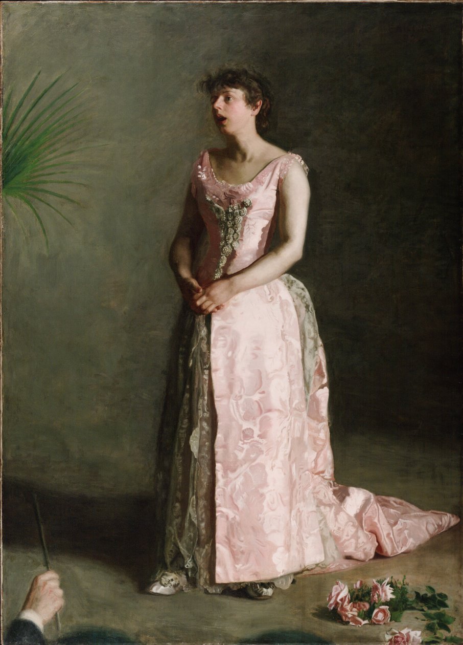 La cantante del concerto da Thomas Eakins